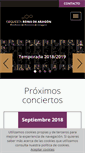 Mobile Screenshot of orquestareinodearagon.com